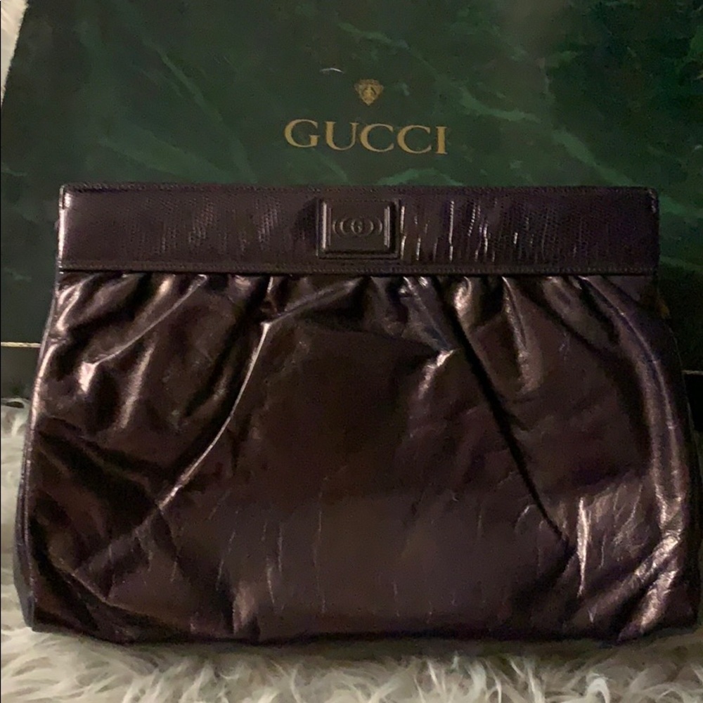 Oversized Gucci clutch